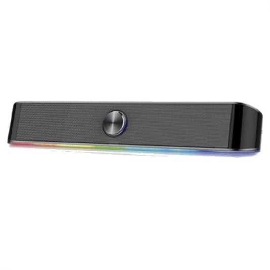 EWENT SOUNDBAR GAMING RGB 6W RMS JACK 3.5" USB BLUETOOTH