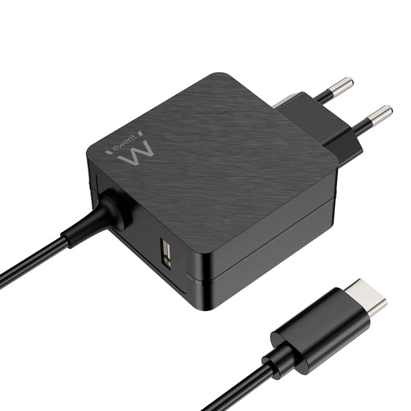 EWENT CARREGADOR PORTATIL USB-C + 1XUSB POWER DELIVERY 45W