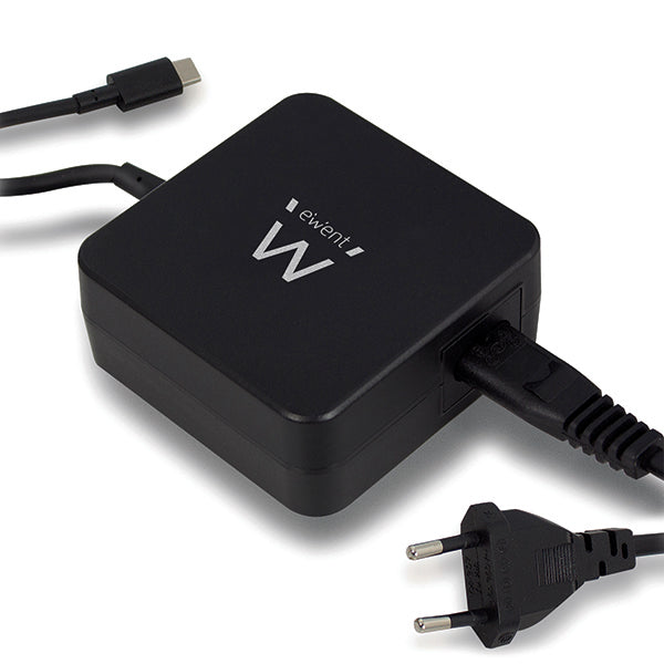 EWENT CARREGADOR PORTATIL USB-C POWER DELIVERY PROFILES 65W