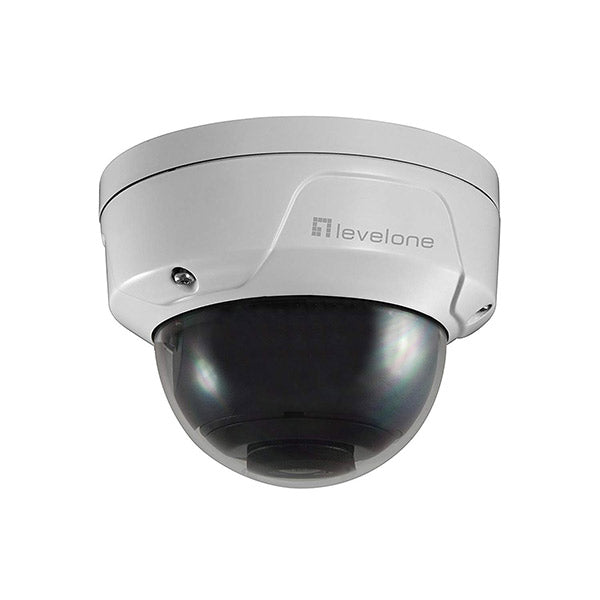 LEVELONE CAM FIXED DOME IP NETWORK 5MP H.265/264 802.3AF POE