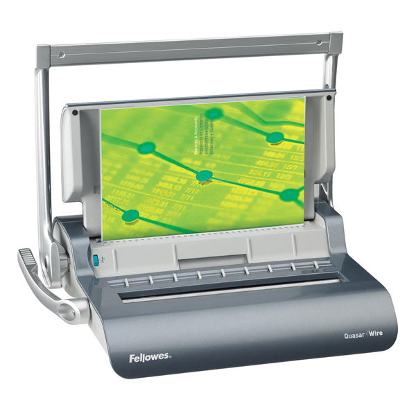 FELLOWES MÁQ DE ENCADERNAR QUASAR ARAME DUPLO