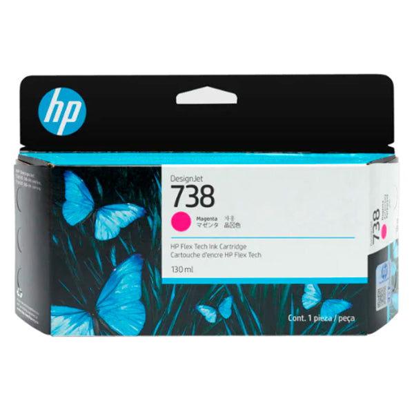 HP TINTEIRO MAGENTA DESIGNJET 738 130-ML