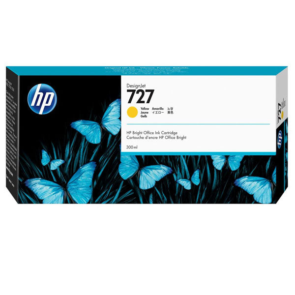 HP TINTEIRO 727 PLOTTER AMARELO 300ML