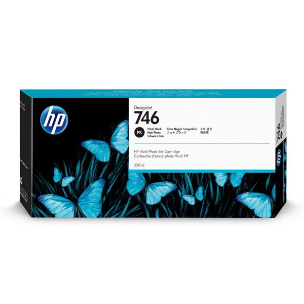 HP TINTEIRO DESIGNJET FOTOGRÁFICO PRETO 746 300ML