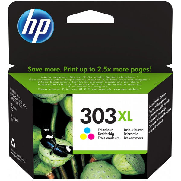 HP TINTEIRO ALTO RENDIMENTO TRICOLOR 303XL