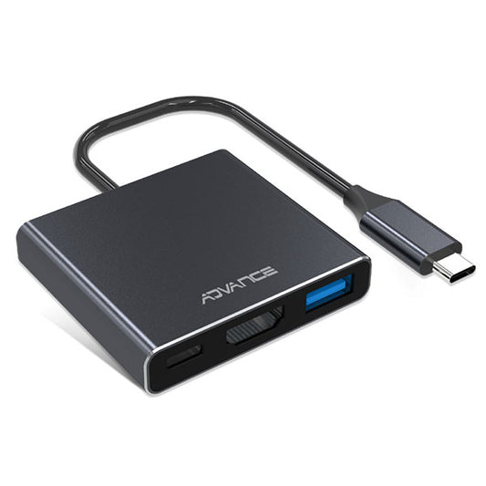 ADVANCE HUB 3-1 USB-C IN USB-C / USB-A / HDMI OUT