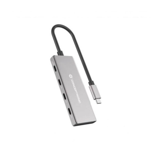 CONCEPTRONIC HUB USB-C 4 PORTAS USB-C PD100W ALUMINIO