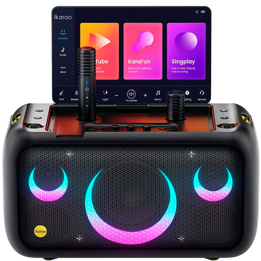 IKARAO COLUNA KARAOKE BREAK X1 TOUCHSCREEN 13.3" 2MICRO S/FIO 800 W PEAK POWER