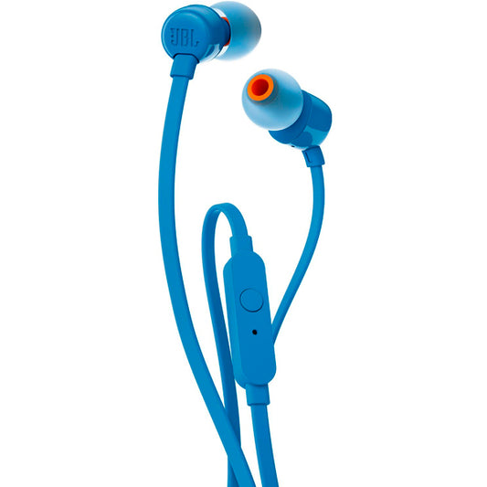JBL EARPHONES TUNE ECO T110 3.5" BLUE