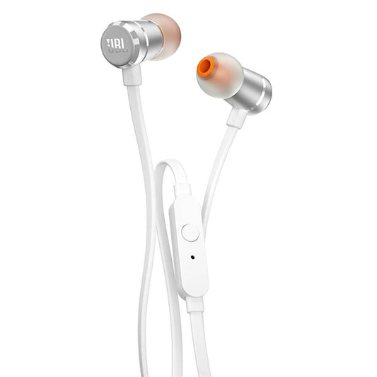 JBL EARPHONES TUNE T290 3.5" ALUMINIO C/ BOLSA TRANSPORTE SILVER