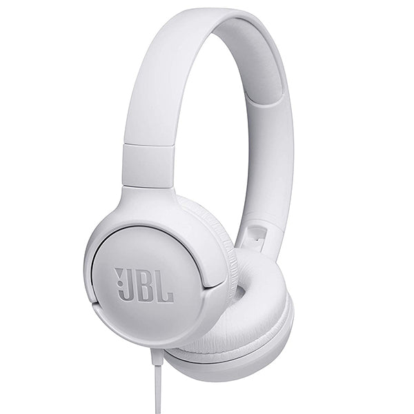 JBL HEADPHONES TUNE T500  JACK 3.5" WHITE JBL