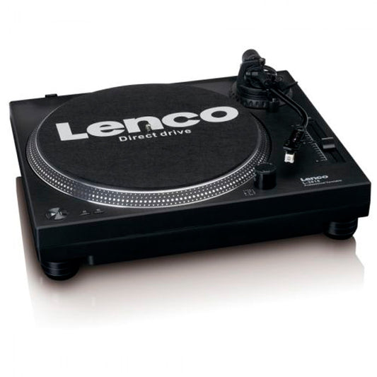 LENCO GIRA-DISCOS VINYL DIRECT DRIVE USB ENCODING PRETO