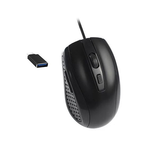 LIFETECH RATO BOW USB C\TYPE-C OPTICAL BLACK WIRED 2400DPI
