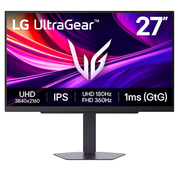 LG MONITOR ULTRAGEAR IPS 27" 16:9 UHD 4K 1MS 180HZ HDMI DP USB HAS PIVOT 27G810A