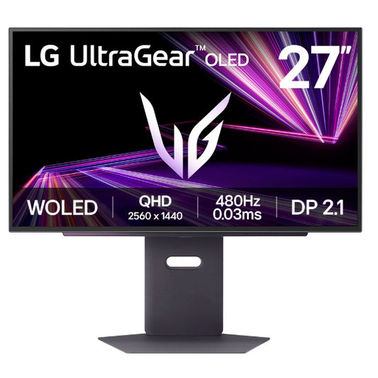 LG MONITOR OLED 27" (26.5) QHD 0.03MS 480HZ HDMI DP USB HAS PIVOT 27GX790A-B