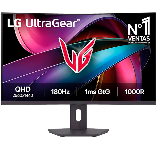 LG MONITOR VA 32" 16:9 CURVO WQHD 180HZ 1MS HDMI DP HAS 32G600A-B