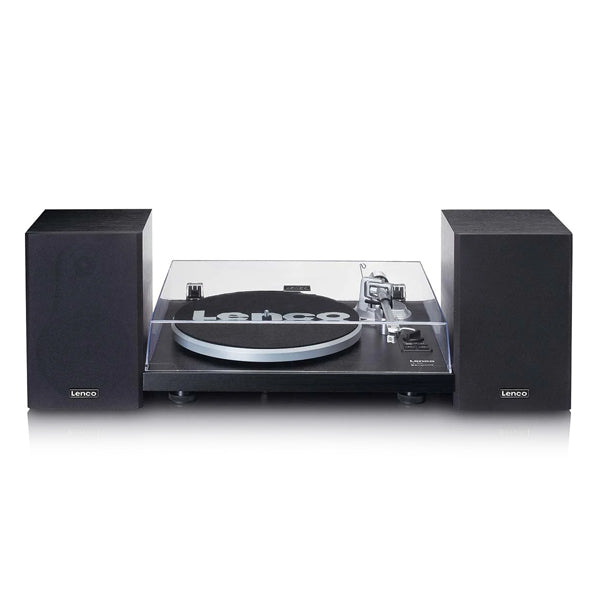 LENCO GIRA-DISCOS VINYL C\ BLUETOOTH C\ PRE.AMPLIFIC.  E CONJUNTO DE COLUNAS PRE