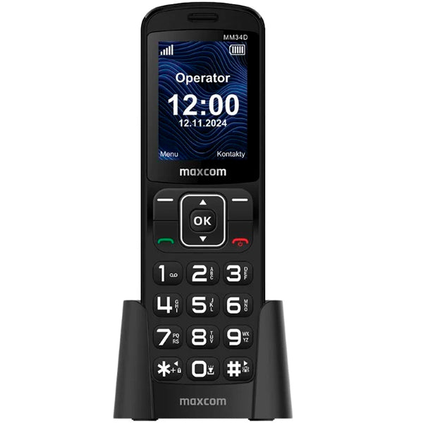 MAXCOM PHONE 4G 2.4" 1000MAH VOLTE LANTERNA RADIO USB-C AUDIO 3.5MM MM34D
