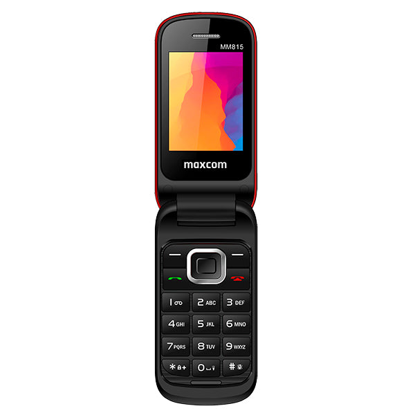MAXCOM PHONE 2G DUAL SIM 2.4" CAMERA BOTAO SOS RED MM815