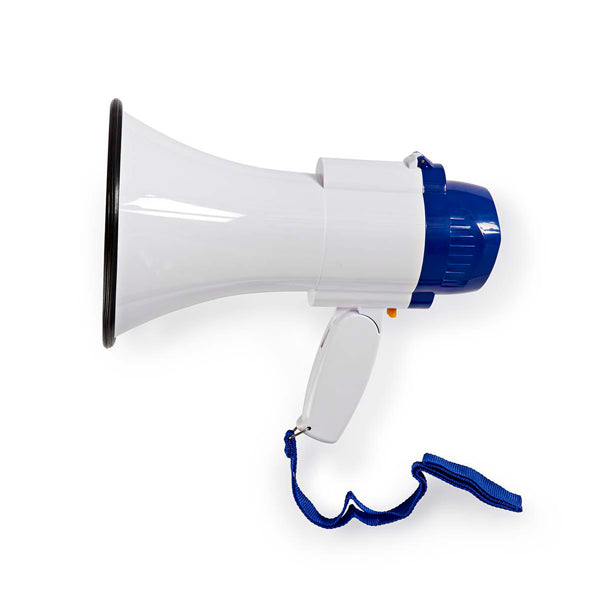 NEDIS MEGAFONE MAXIMUM RANGE 250 M MICROPHONE BUILT-IN SIREN RECORDING FUNCTION
