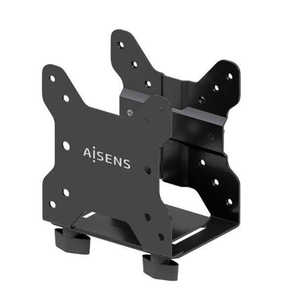 SUPORTE PARA CPU SUPORTE CPU MONTADO NO MONITOR PRETO