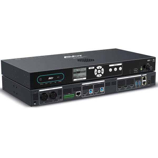 AVER MATRIX 4K VIDEO AND AUDIO DUAL OUTPUT AUDIO TRACKING AND AI FUNCTIONS