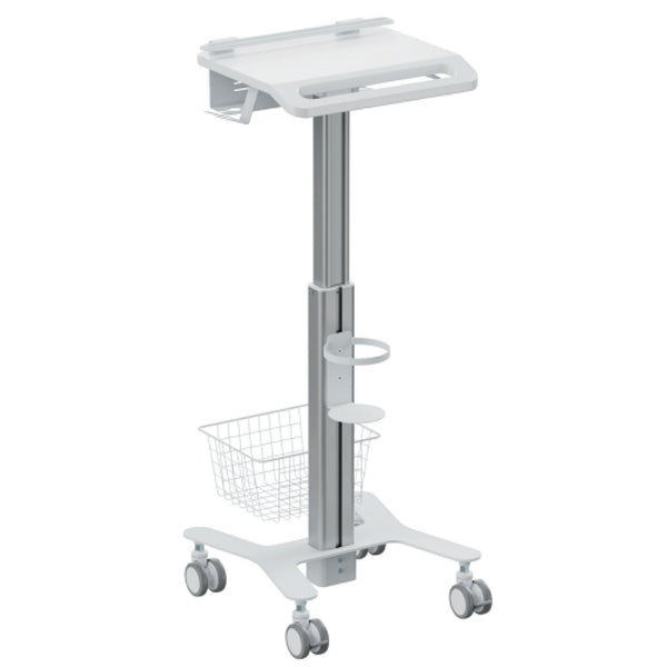 NAPOFIX SUPORTE CHÃO MOVEL LAPTOP AJUSTE ALTURA MEDICAL MEDC5500A BRANCO