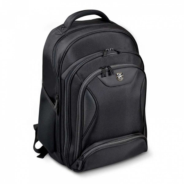 PORT MOCHILA MANHATTAN BLACK 17.3" BLACK