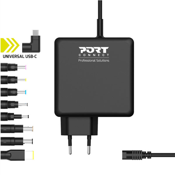 PORT CARREGADOR UNIVERSAL 100W USB-C + 9 PONTAS