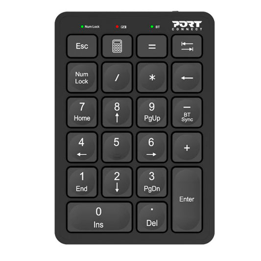 PORT TECLADO NUMERICO BLUETOOTH RECARREGAVEL