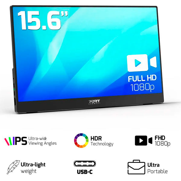 PORT MONITOR PORTATIL NOMAD 15.6" IPS FULLHD HDR