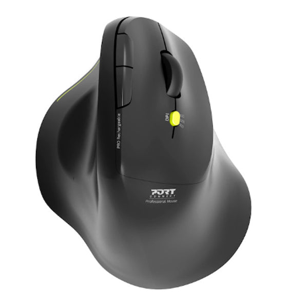 PORT RATO WIRELESS & BLUETOOTH BATERIA ERGO SOFT BLACK 1600DPI