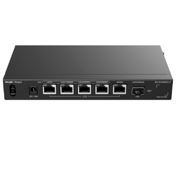 RUIJIE NETWORKS ROUTER COM FIO GIGABIT ETHERNET PRETO