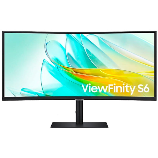 SAMSUNG MONITOR VIIEWFINITY 34" S6 S65UC USBC  WQHD KVM SWITCH