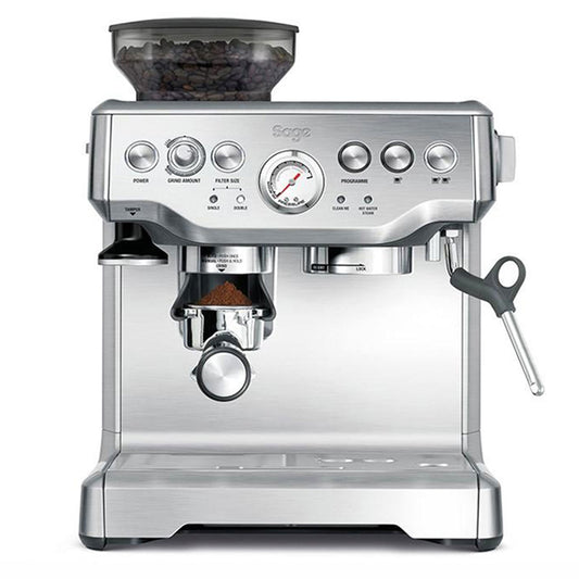 SAGE MAQUINA CAFE THE BARISTA EXPRESS BRUSHED STAINLESS STEEL