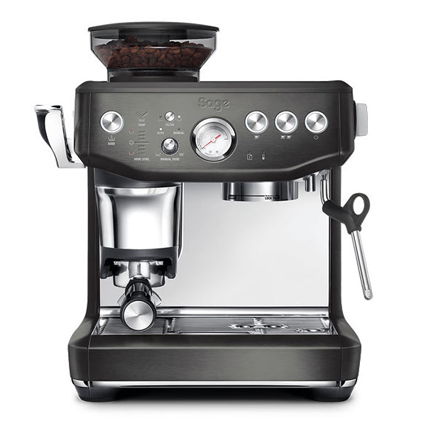 SAGE MAQUINA CAFE THE BARISTA EXPRESS IMPRESS BLACK STAINLESS STEEL
