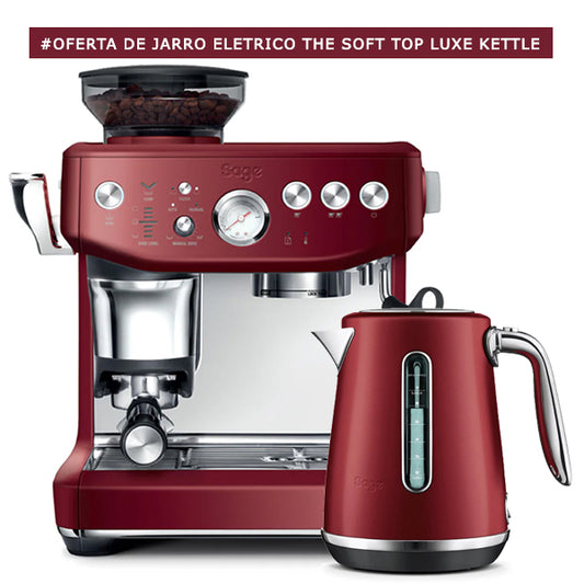 SAGE MAQUINA CAFE THE BARISTA EXPRESS IMPRESS (RED VELVET CAKE) OFERTA JARRO