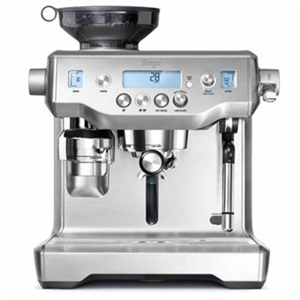 SAGE MAQUINA CAFE THE ORACLE BRUSHED STAINLESS STEEL