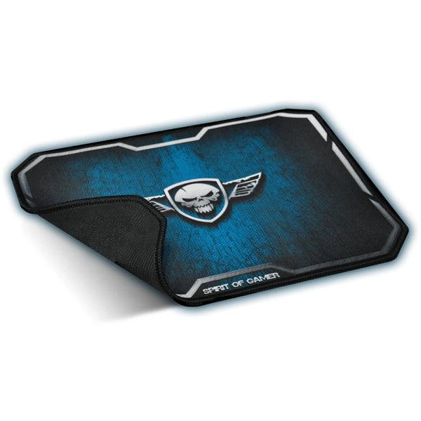 SPIRIT OF GAMER TAPETE MOUSEPAD GAMING WING SKULL BLUE