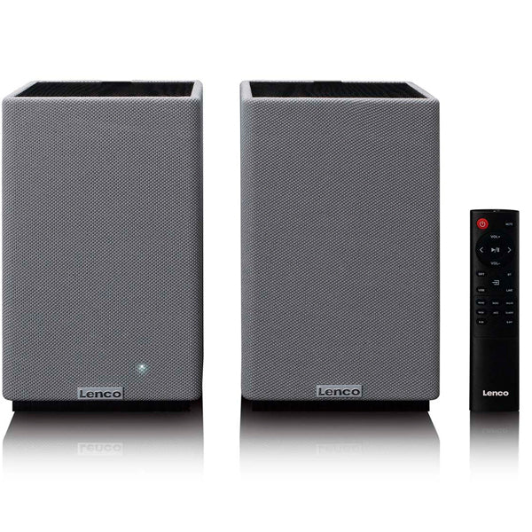 LENCO COLUNAS (X2 40W RMS) HI-FI STEREO BLUETOOTH PRETAS