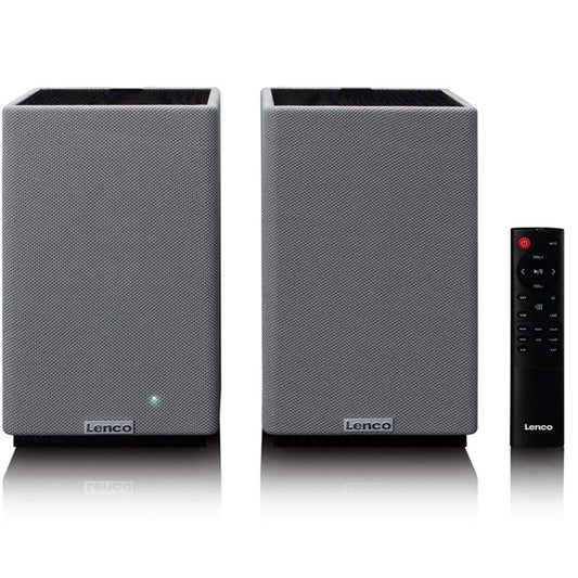 LENCO COLUNAS (X2 40W RMS) HI-FI STEREO BLUETOOTH PRETAS