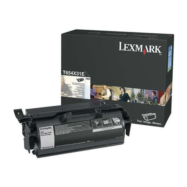 LEXMARK TONER PRETO CAP EXTRA C/RET T654 CORP 36K