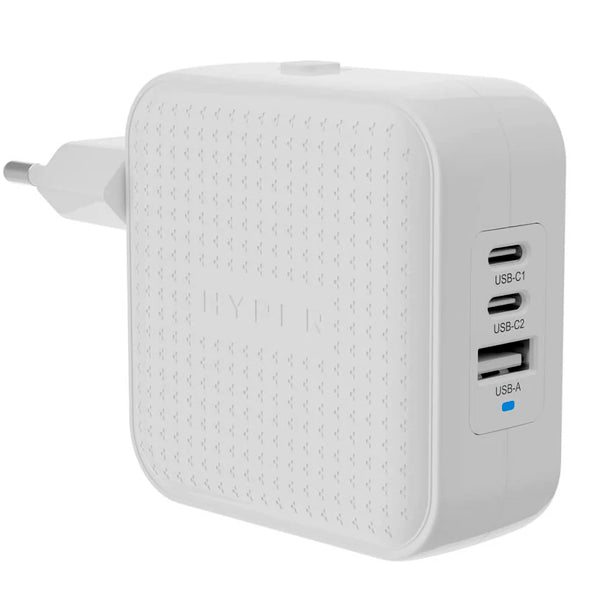 HYPER CARREGADOR JUICE GAN 70W 2XUSB-C 1XUSB-A
