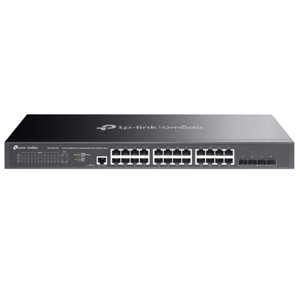 TP-LINK SWITCH OMADA 24PORT 2.5GBASE-T L2+ MANAGED WITH 4 10GE SFP+ SLOTS