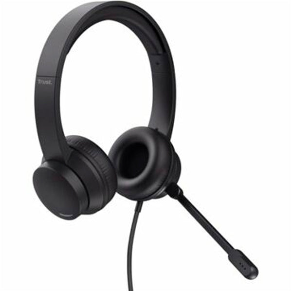 TRUST HEADSET C/MICRO AYDA 3.5"BLACK
