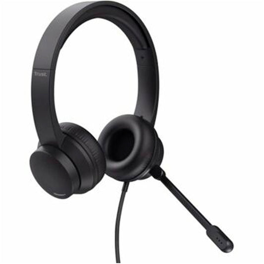 TRUST HEADSET C/MICRO AYDA 3.5"BLACK