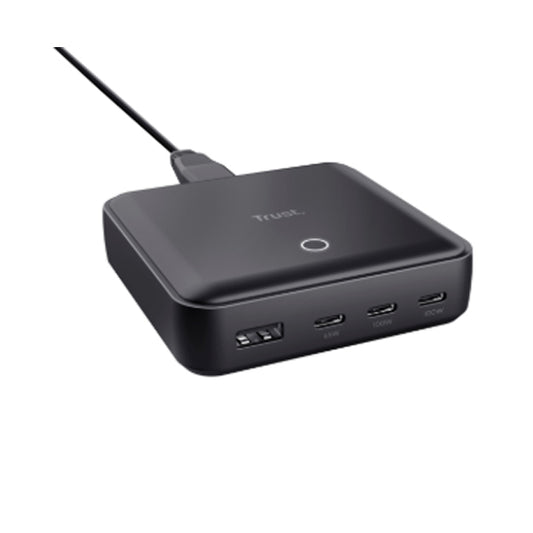 TRUST CARREGADOR UNIVERSAL DE MESA MAXO 1XUSB 3XUSB-C 100W