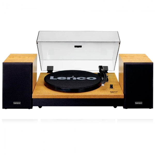 LENCO GIRA-DISCOS VINYL C\ BLUETOOTH MALETA CASTANHA COLUNAS INCORP. C\BATERIA