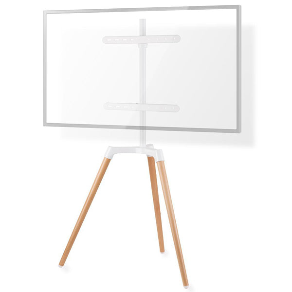 NEDIS SUPORTE CHAO 50 65" 35KG DESIGN ESCANDINAVO BRANCO FAIA