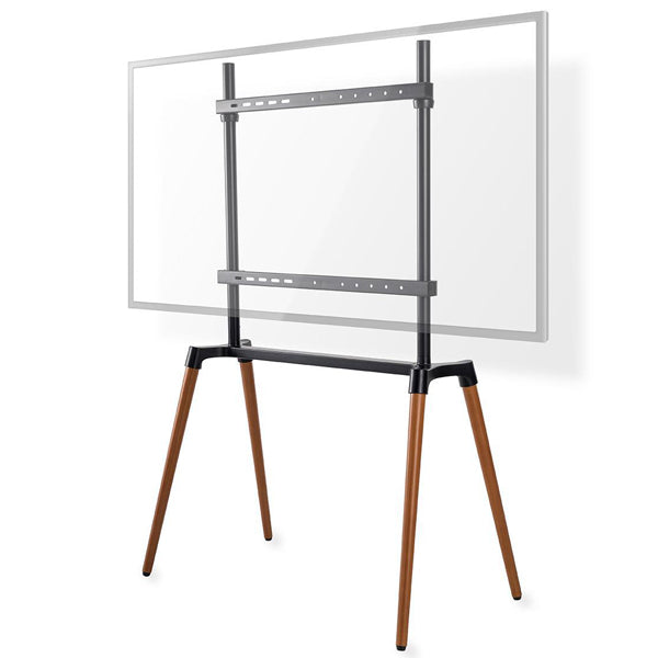 NEDIS SUPORTE CHAO 60 75" 40KG DESIGN ESCANDINAVO PRETO FAIA